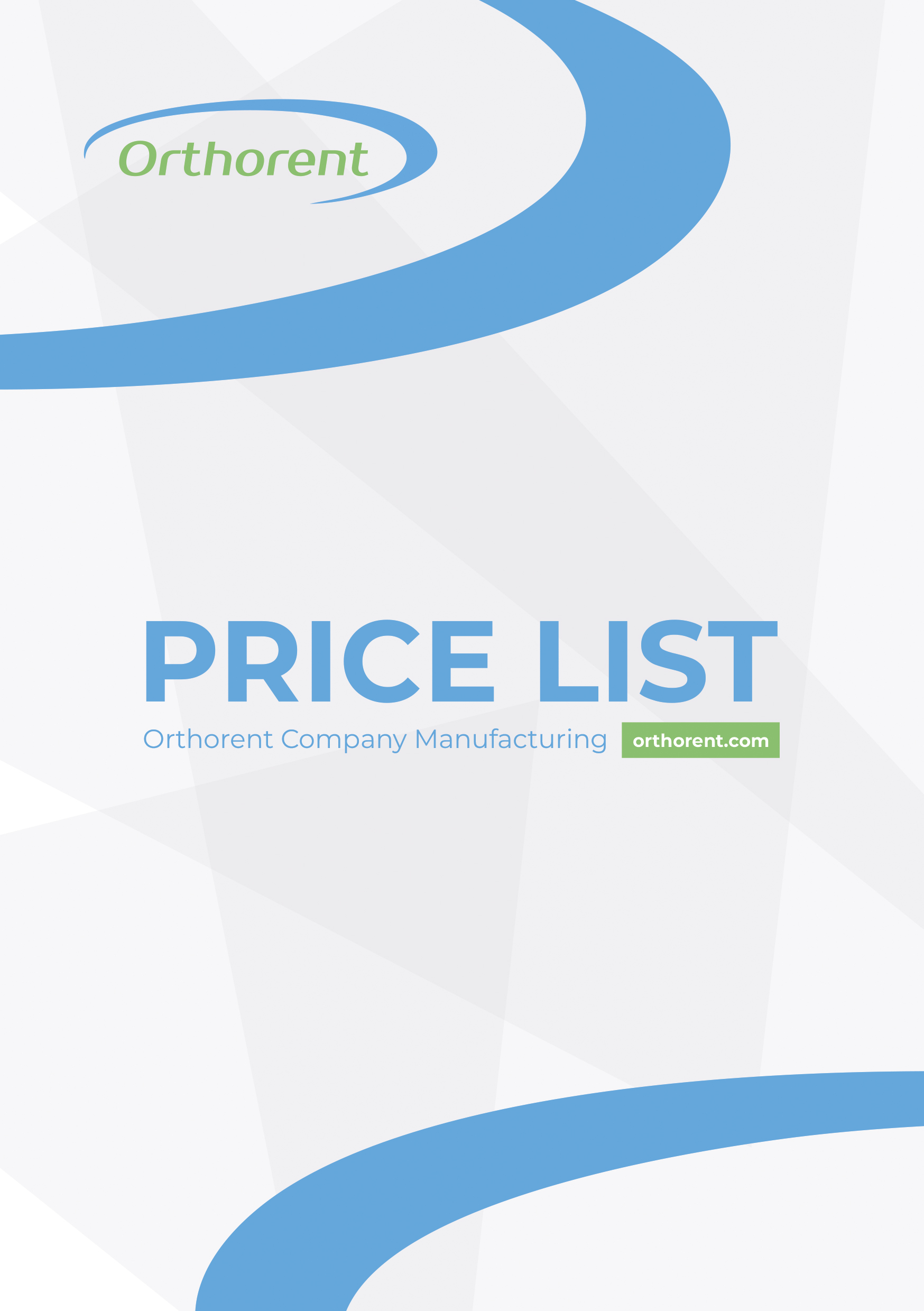 Price List (English)